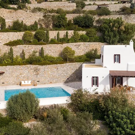 Excellent Mykonos Epsilon 4 Bedrooms Stunning Sea View ヴィラ プサロウ