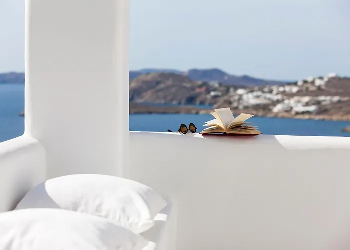 Excellent Mykonos Epsilon 4 Bedrooms Stunning Sea View プサロウ