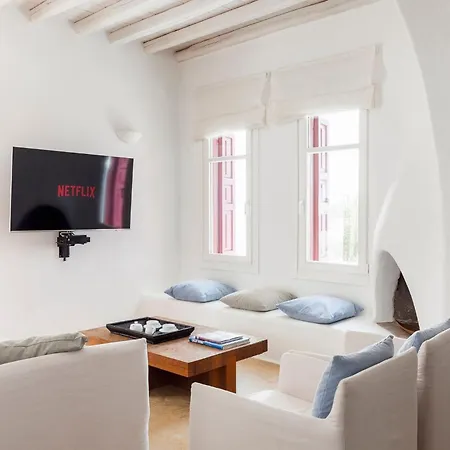 Villa Excellent Mykonos Epsilon 4 Bedrooms Stunning Sea View