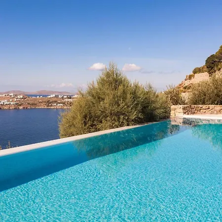 Excellent Mykonos Epsilon 4 Bedrooms Stunning Sea View Villa Pszarú