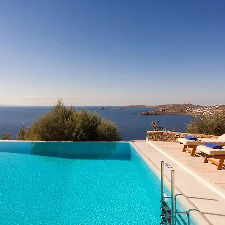 Excellent Mykonos Psarrou Epsilon 4 Bedrooms Stunning Sea Views Psarrou Villa *