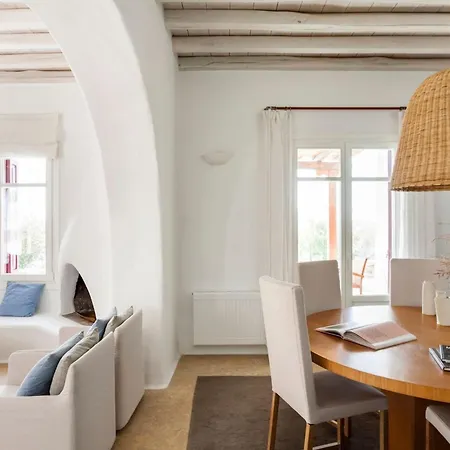 Excellent Mykonos Psarrou Epsilon 4 Bedrooms Stunning Sea Views Psarrou Villa