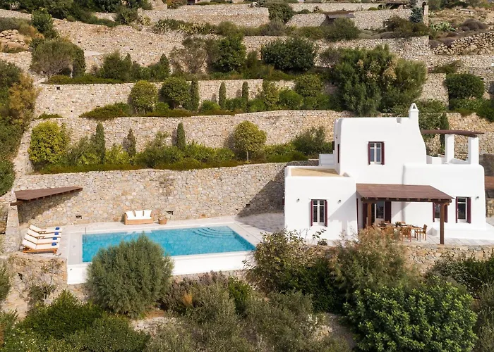 Excellent Mykonos Epsilon 4 Bedrooms Stunning Sea View Villa Psarou (Mykonos)